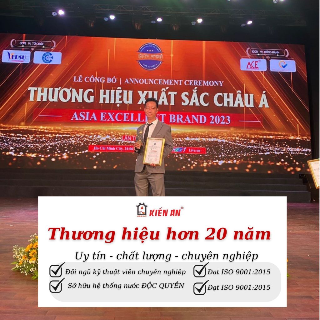 Kiến An thương hiệu hơn 20 năm uy tín tại Việt Nam