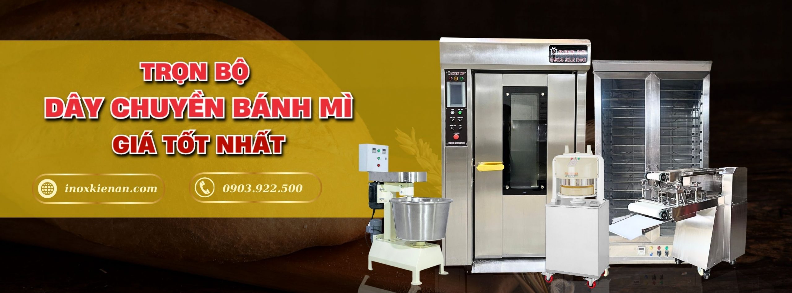 dây chuyền làm bánh mì giá tốt