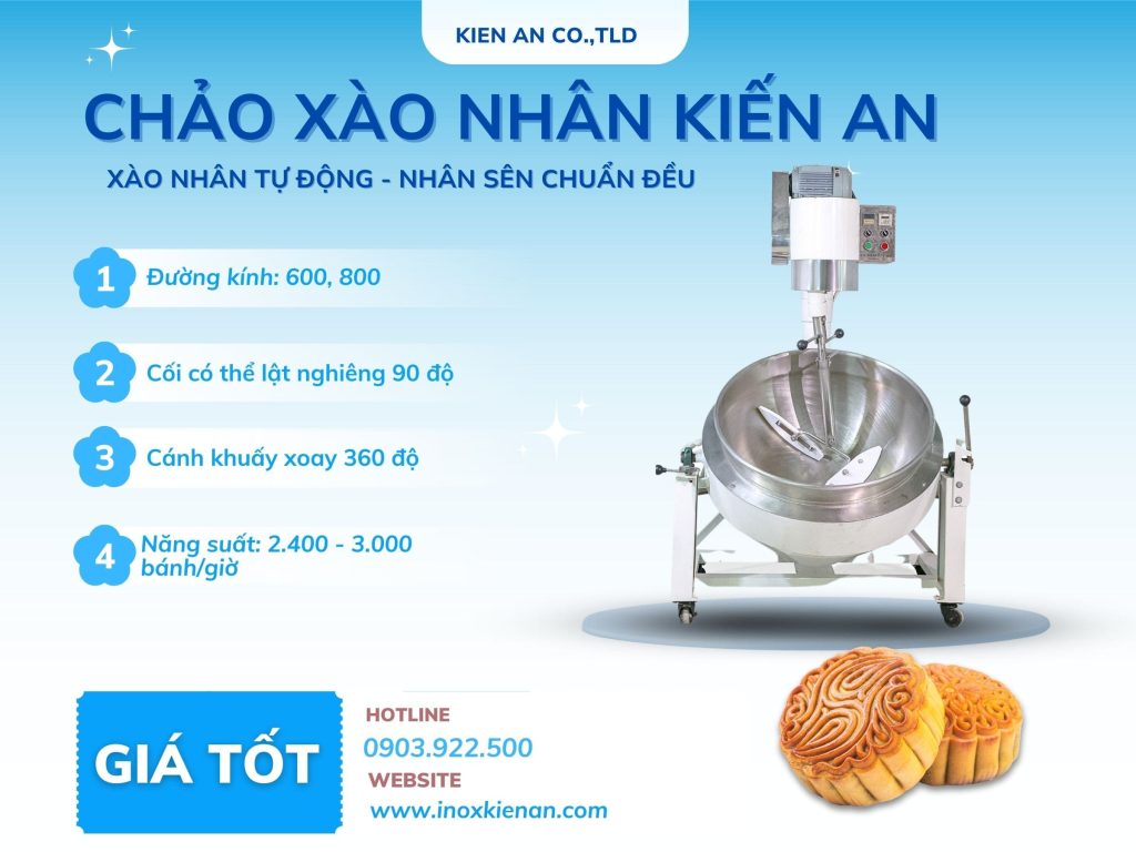 Chảo xào nhân Kiến An thiết kế tinh tế, hiện đại đa năng