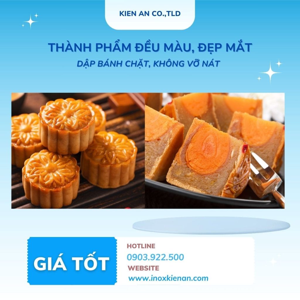 Chất lượng bánh đồng đều hoàn hảo