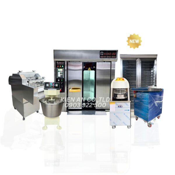 Dây chuyền sản xuất bánh mì tươi 6 thiết bị