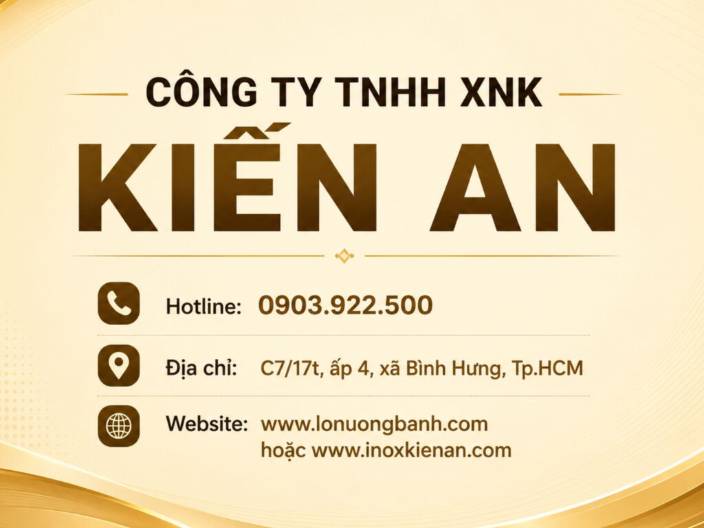thông tin liên hệ trực trực tiếp lò kiến an chính hãng 