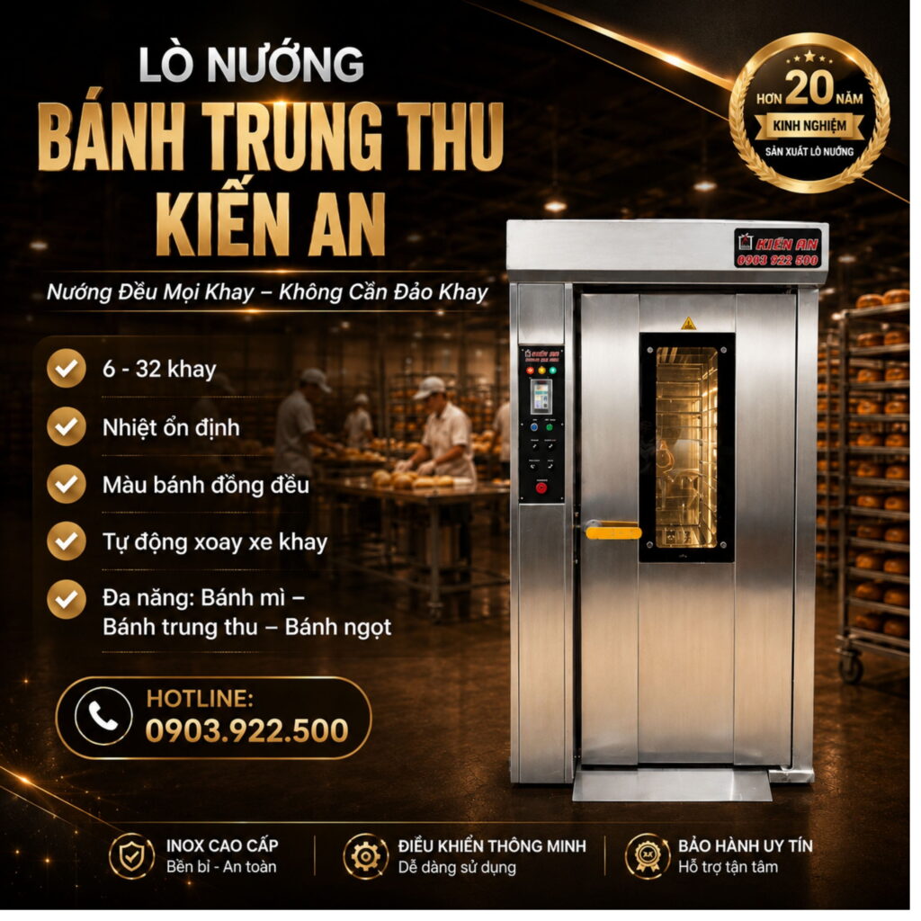 Lò nướng bánh trung thu Kiến An