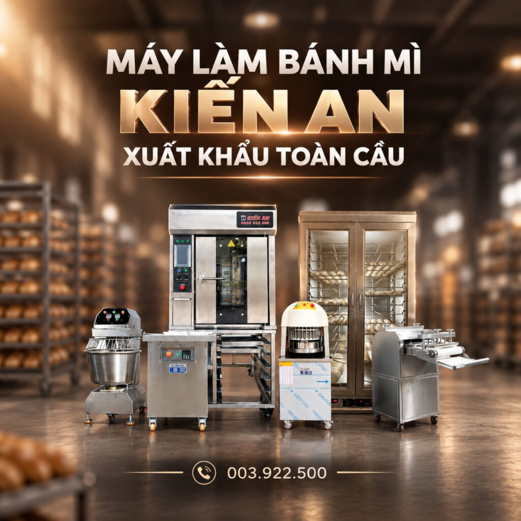 máy làm bánh mì xuất khẩu Toàn Cầu