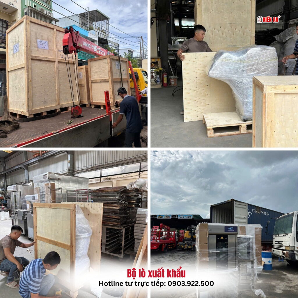 Vận chuyển máy làm bánh mì door to door sang nước ngoài