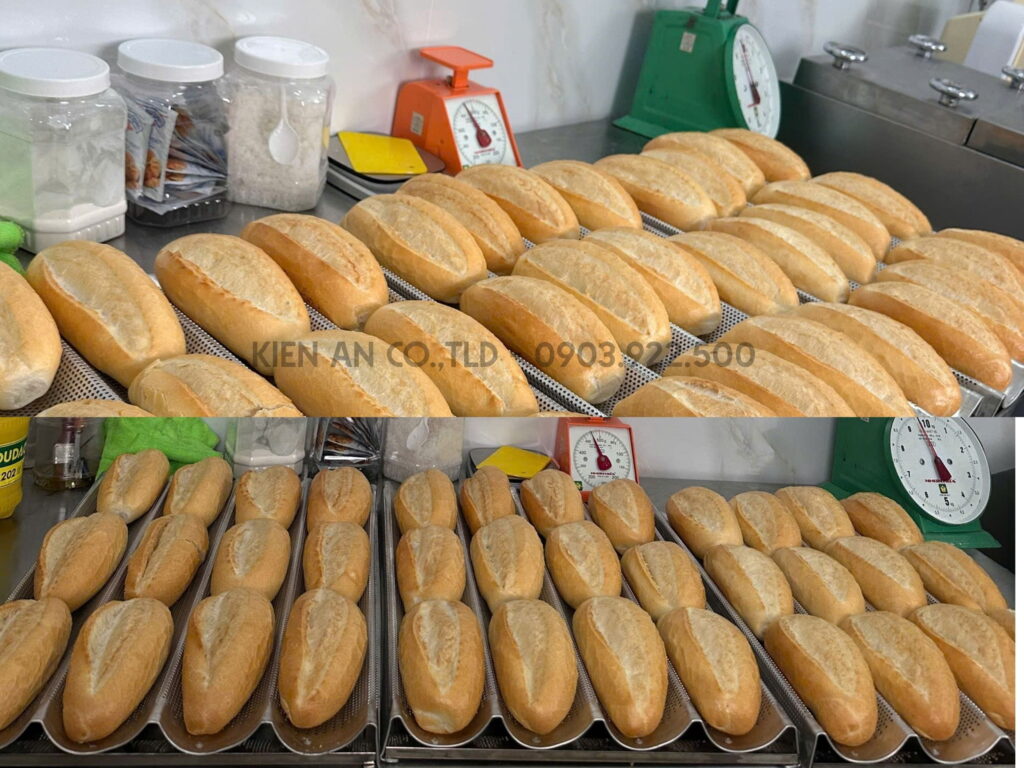 Lò nướng bánh mì cho người mới khởi nghiệp 6 khay đáp ứng 72 - 90 ổ bánh