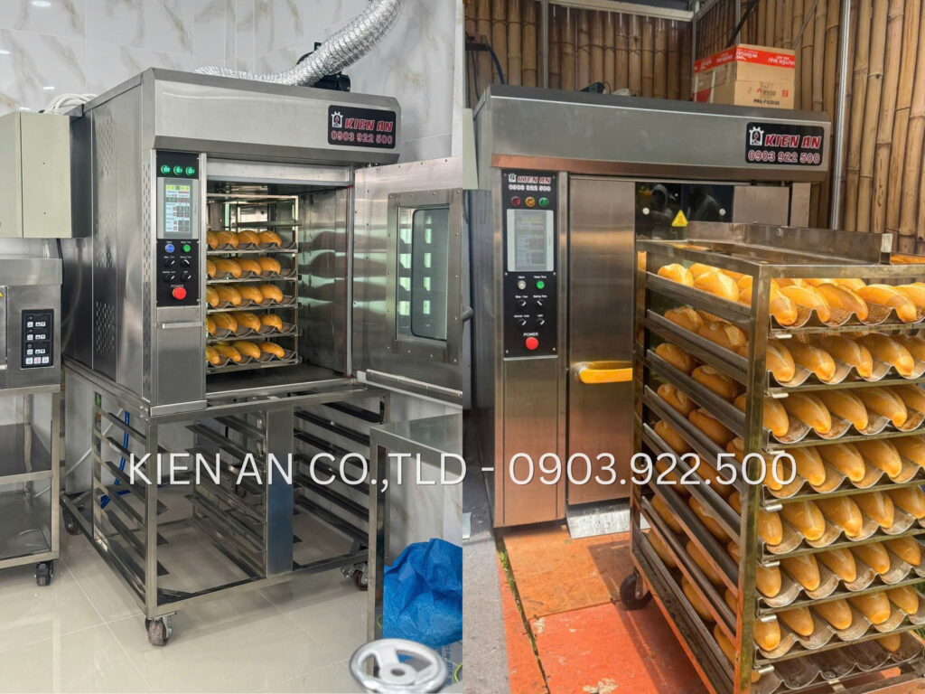 Nhiệt độ lò nướng dao động từ 220 °C - 230 °C 